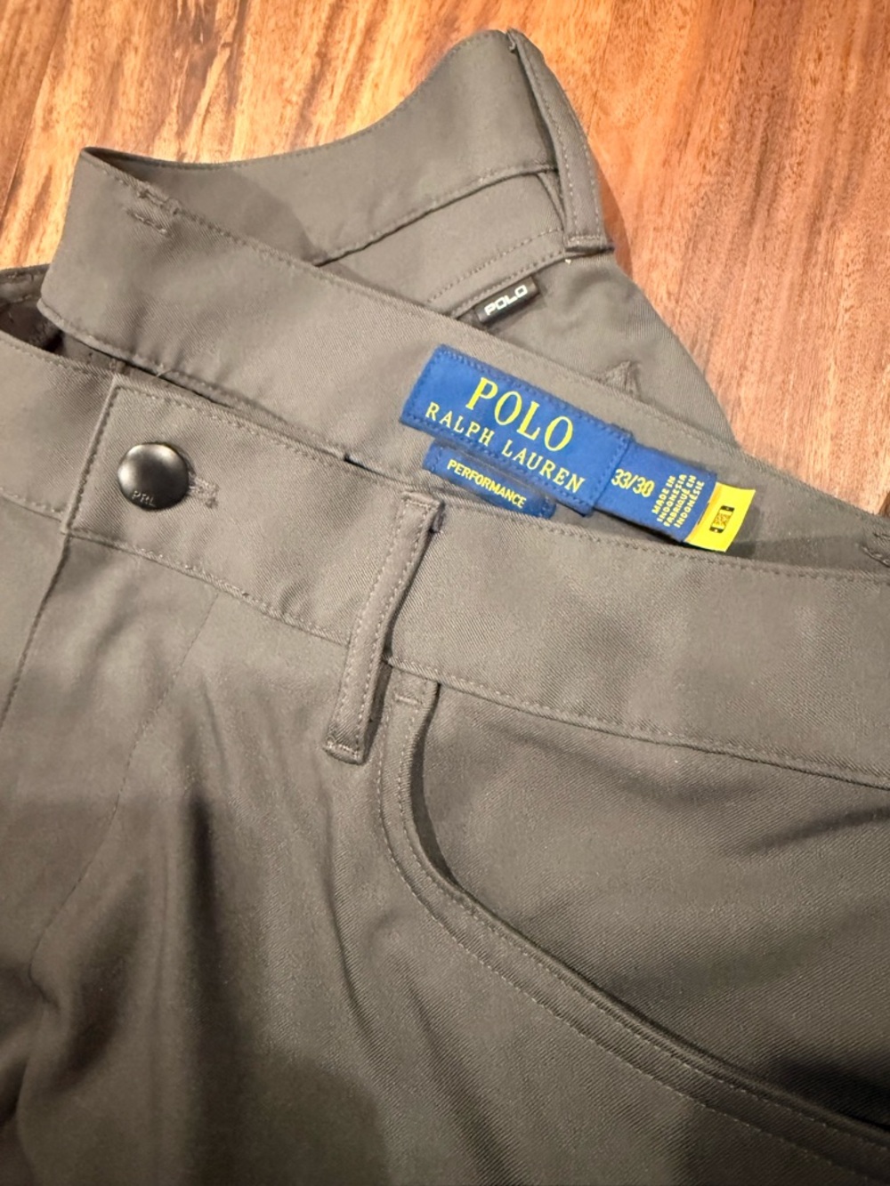 Polo Ralph Lauren Performance Chino Pants - Charcoal 33x30